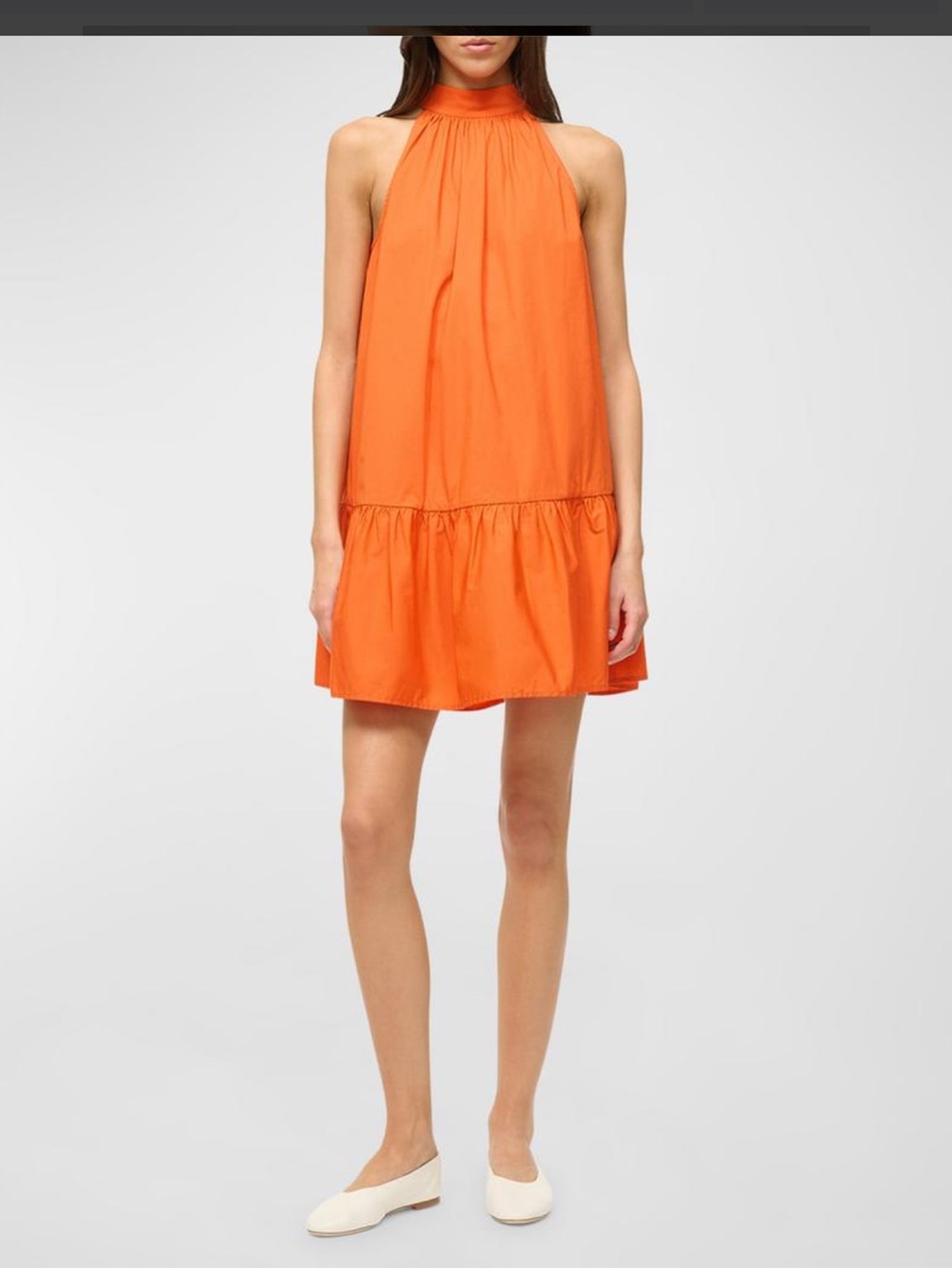 New With Tags Staud Mini Marlowe Dress Sz M - Picture 2 of 14